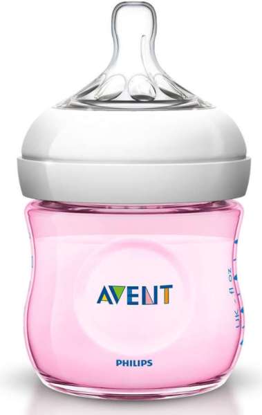 Philips Avent - Biberon natural rose 125 ml, Livraison Gratuite 24/48h